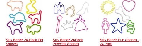 Silly Bandz on The Big Toy Book Over 25 variety packs to choose from!