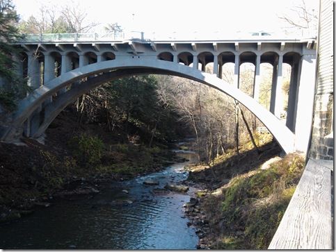 Arched bridge