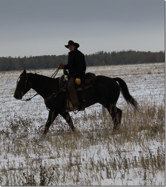 Sunset Pasture Cowboy