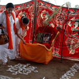 Setting for the puja
