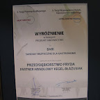 WYR&Oacute;ŻNIENIE EXPOSILESIA 2010 w kategorii PRODUKT INNOWACYJNY za BARI sandały bezpieczne dla gastronomii