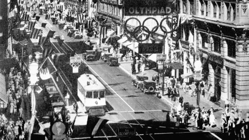 OLYMPIC BANNERS. Los Angeles