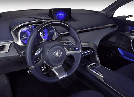 Interior hatchback Lexus
