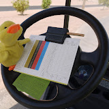 Vigilant Duckee is quick to check for any scoring irregularities