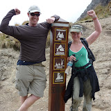 Team Houston punching the rather thin air at 4215m on Dead Woman's Pass
