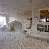Our salt hostel - everything here is made of salt !
