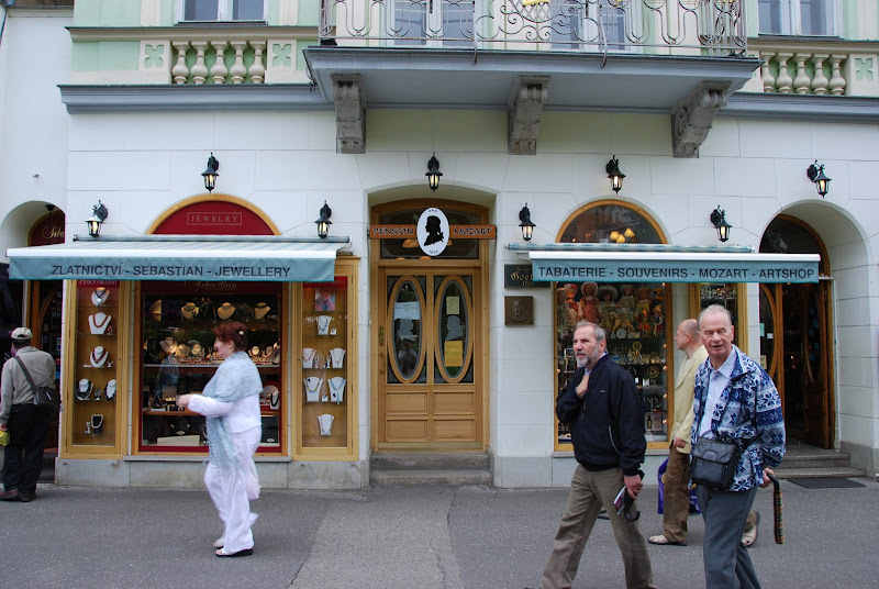 據說莫札特曾經下榻的住所。