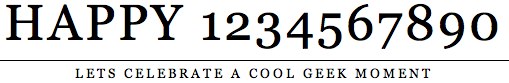 Happy 1234567890