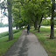 Heading north along the Genesee on the U of R campus Heading north along the Genesee on the U of R campus