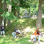 A little rest break before the cemetery hike.