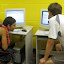 Mark and Juan look up Juan's address in the archive.