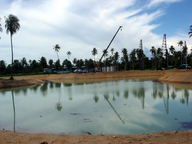 Building a man made lake