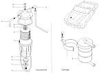 Datsun Fairlady illustration no. 010-1 Fuel Strainer