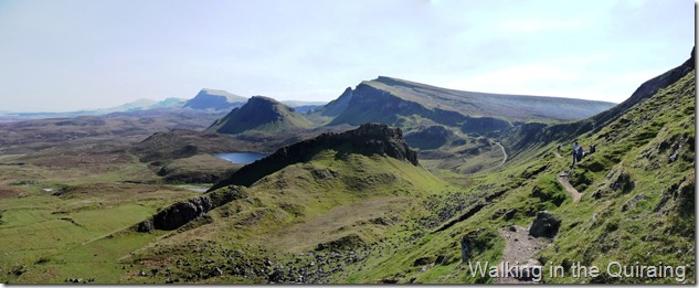 Walking in the Quiraing, Isle of Skye
