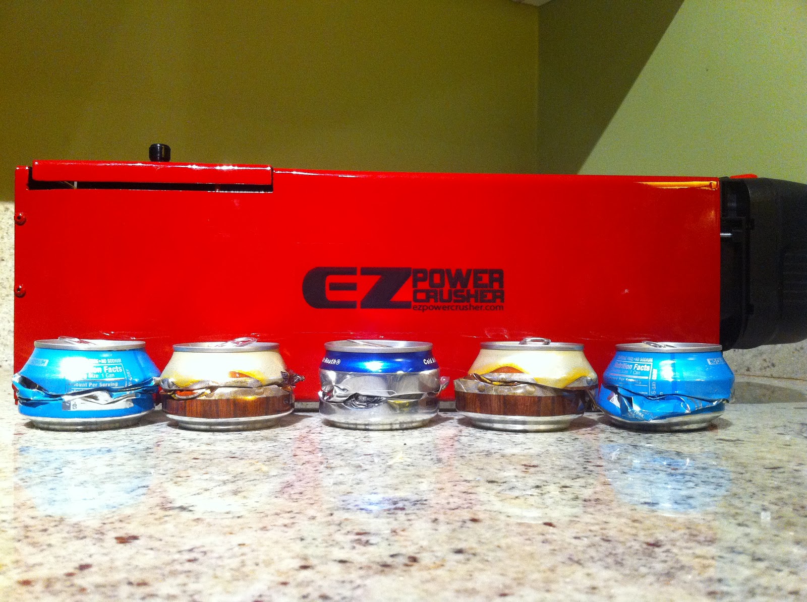 EZ Power Crusher Aluminum Can Crusher