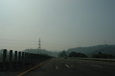 Power networks crisscross road networks.