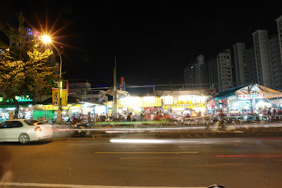 My first time at Rueifong Night Market, Kaohsiung City.