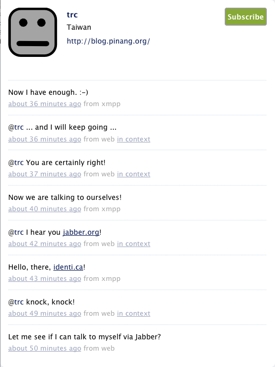 Dialogue with Self