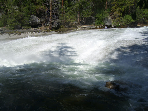 The Silver Apron above Vernal Falls