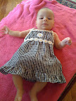 Audrey in her sun dress.
