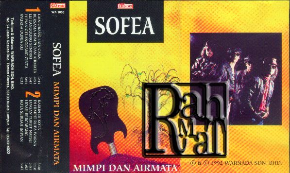 Sofea Mimpi Dan Airmata 1992 Nostalgia Lagu Lagu Melayu