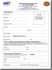 Click here to download a Rider Registration Form
