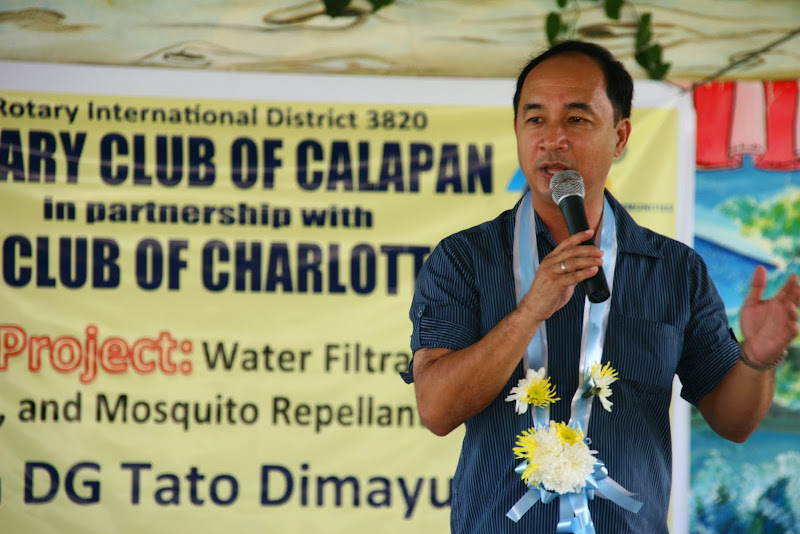 Rotary Kick-Off Project in Barangay Baruyan