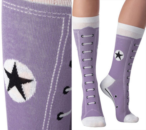 converse hi top socks purple Converse Socks