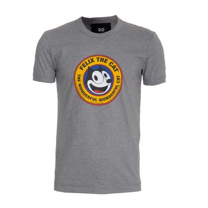 D&G 2010 11 T Shirt Felix The Cat DG Mens Tshirt D&G 2010 11 T Shirt