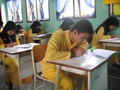 Ujian Semester Ganjil TP 2010 di SMAN Pintar 6