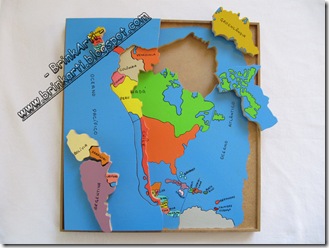 Mapa das Américas 