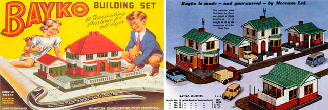 vintage toy building sets