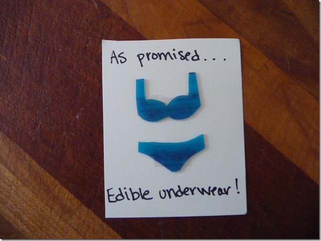 edible underwear