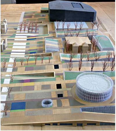 CREAA , maqueta del proyecto del centro de creacion de las artes de Alcorcon CREAA , maqueta del proyecto del centro de creacion de las artes de Alcorcon