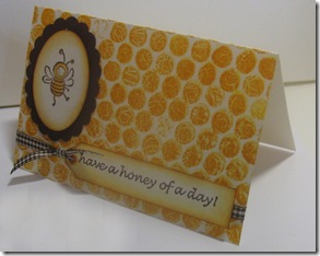 honey bee side