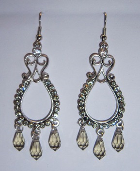 Pendientes lagrimas swarovski