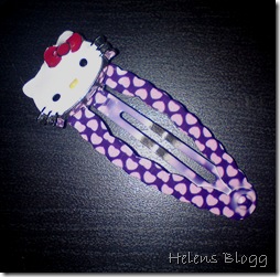 Hello Kitty hårklämmor