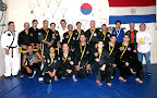 Maestros y Profesores del Instituto Paraguayo de Hapkido, el Gran Master Daniel Rolla de la International Hapkido Federation y Presidente de la World Corean Martial Art Union, posando con el Mtro Arcadio Aranda, tras su examen magistral para su 5 DAN de la International Hapkido Federation. FELICIDADES GRAN GUERRERO !!! Maestros y Profesores del Instituto Paraguayo de Hapkido, el Gran Master Daniel Rolla de la International Hapkido Federation y Presidente de la World Corean Martial Art Union, posando con el Mtro Arcadio Aranda, tras su examen magistral para su 5 DAN de la International Hapkido Federation. FELICIDADES GRAN GUERRERO !!!