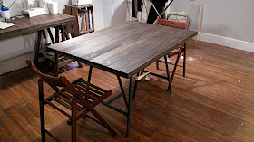 Eighteenth Century Agrarian Business: a table, built in a studio