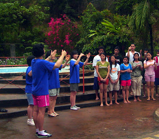Day 4 - Korean Lady Deaf Signers signing after every baptism ritual.
