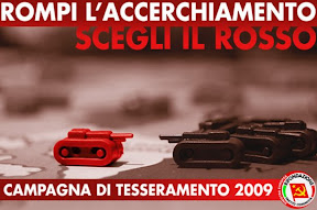 tesseramento 2009 tesserati ai Giovani Comunisti