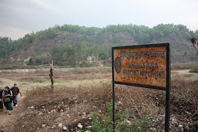 Sign, Dehra Dun Vipassana Center, India