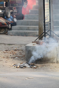 Burning Plastic, Bodh Gaya, India