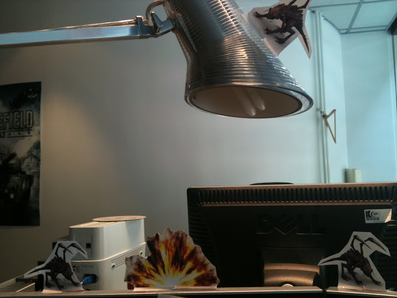 Monitors? And the lamp? Really?