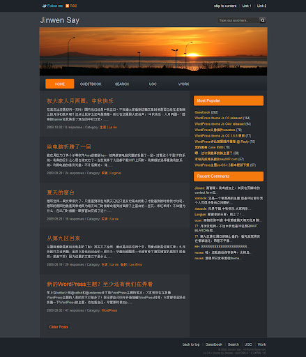 我的Js Ox系列WordPress主题回顾 我的Js Ox系列WordPress主题回顾