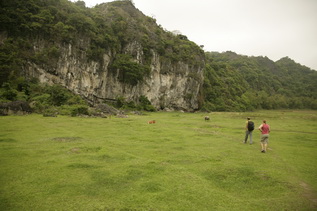 Approach to the Linh Minh Crag Approach to the Linh Minh Crag