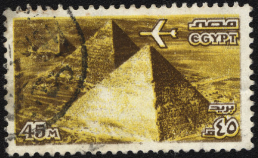 egypt stamps engraving