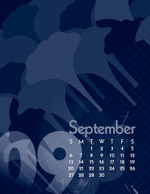 Sept Morning Glory Calendar