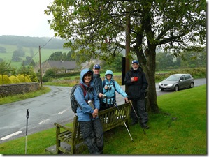 A rather damp morning tea