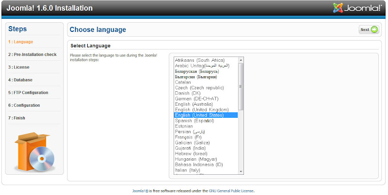 joomla 1.6 install